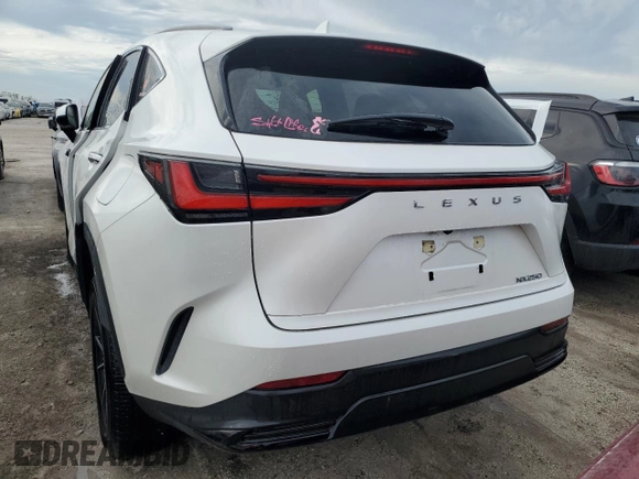 2022 Lexus NX with VIN JTJADCAZ1N5001141, listed as a Copart auction lot 75217764 with 0 mi miles and Salvage Title. Bid and sale history available at carsss.com. Image 6.