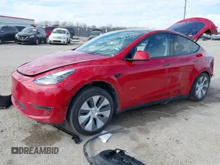 2023 Tesla Model Y Long Range with VIN 7SAYGDEE5PA198483, listed as a IAAI auction lot 41433952 with 24,753 mi miles and . Bid and sale history available at DreamBid. Image 18.