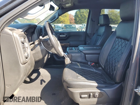 2021 Chevrolet Silverado 1500 LT with VIN 1GCUYDET8MZ418277, listed as a Copart auction lot 77741544 with 69,798 mi miles and Salvage Title. Bid and sale history available at carsss.com. Image 7.