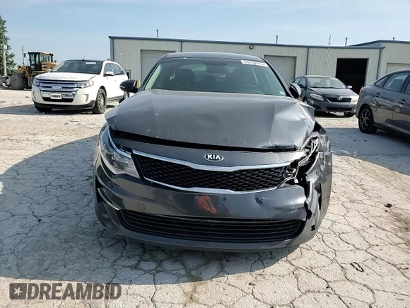 2016 Kia Optima LX with VIN KNAGT4L37G5107687, listed as a Copart auction lot 60239765 with 187,410 mi miles and Salvage title. Bid and sale history available at DreamBid. Image 13.