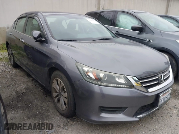 2015 Honda Accord Sedan LX with VIN 1HGCR2F3XFA152193, listed as a IAAI auction lot 41909957 with 124,810 mi miles. Bid and sale history available at carsss.com. Image 1.