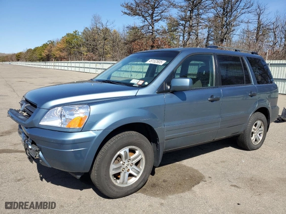 2005 Honda Pilot EX-L with RES with VIN 5FNYF18685B067664, listed as a Copart auction lot 49152805 with 135,232 mi miles and Salvage Title. Bid and sale history available at carsss.com. Image 1.