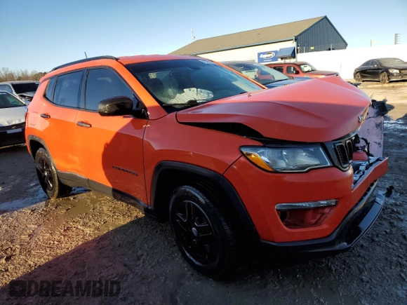2018 Jeep Compass Sport with VIN 3C4NJCAB4JT226759, listed as a Copart auction lot 42309465 with 121,436 mi miles and Non repairable. Bid and sale history available at DreamBid. Image 4.