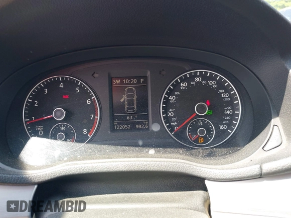 2013 Volkswagen Passat SE z VIN 1VWBP7A37DC080758, wystawiony jako IAAI lot #42409757 z przebiegiem 122 052 mil mil oraz . Historia ofert i sprzedaży dostępna na DreamBid. Obrazek 7.