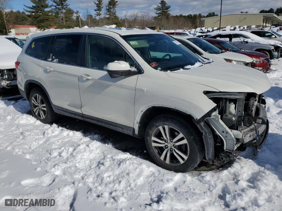 2018 Honda Pilot EX-L with VIN 5FNYF5H50JB003868, listed as a Copart auction lot 43184505 with 108,501 mi miles and Salvage Title. Bid and sale history available at carsss.com. Image 4.