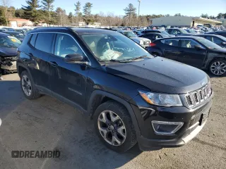2018 Jeep Compass Limited with VIN 3C4NJDCB0JT245828, listed as a Copart auction lot 43236845 with 66,330 mi miles and Salvage Title. Bid and sale history available at DreamBid. Image 4.