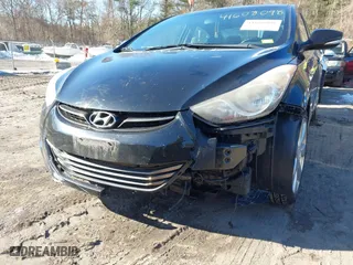 2013 Hyundai Elantra GLS PZEV with VIN KMHDH4AE4DU574977, listed as a IAAI auction lot 41608098 with 116,899 mi miles. Bid and sale history available at carsss.com. Image 6.