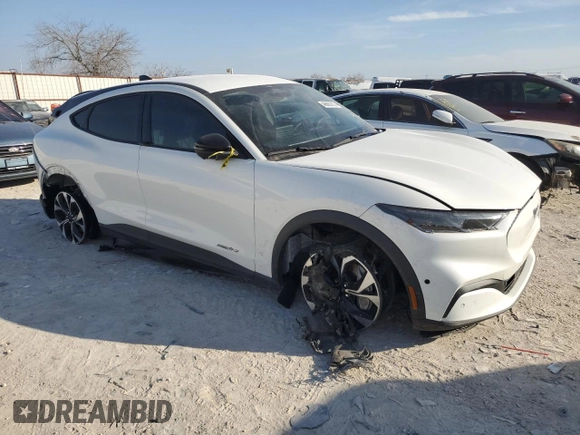 2024 Ford Mustang Mach-E Select with VIN 3FMTK1R49RMA06484, listed as a Copart auction lot 46662785 with 7,413 mi miles and Salvage title. Bid and sale history available at DreamBid. Image 4.