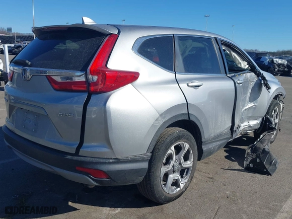 2019 Honda CR-V EX with VIN 7FARW2H55KE031982, listed as a IAAI auction lot 41465242 with 46,411 mi miles. Bid and sale history available at carsss.com. Image 4.