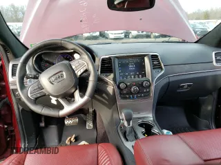 2017 Jeep Grand Cherokee SRT with VIN 1C4RJFDJ3HC919625, listed as a Copart auction lot 56986453 with 52,711 mi miles and Salvage Title. Bid and sale history available at carsss.com. Image 8.