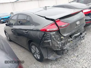 2022 Hyundai Ioniq Blue with VIN KMHC65LC0NU281307, listed as a IAAI auction lot 41862146 with 61,061 mi miles and . Bid and sale history available at DreamBid. Image 3.