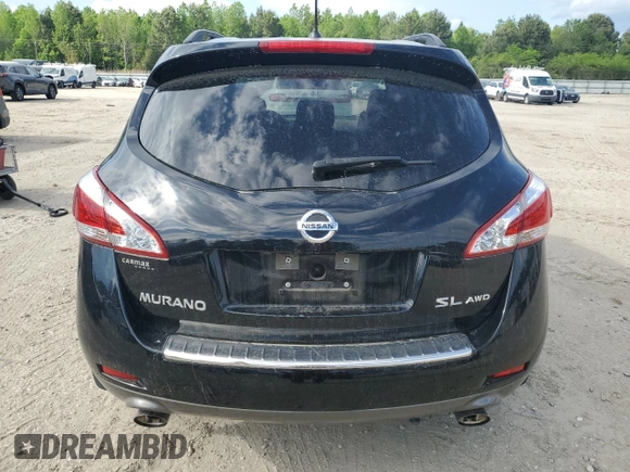 2014 Nissan Murano S with VIN JN8AZ1MW5EW509203, listed as a Copart auction lot 54307775 with 102,262 mi miles and Clean Title. Bid and sale history available at DreamBid. Image 6.