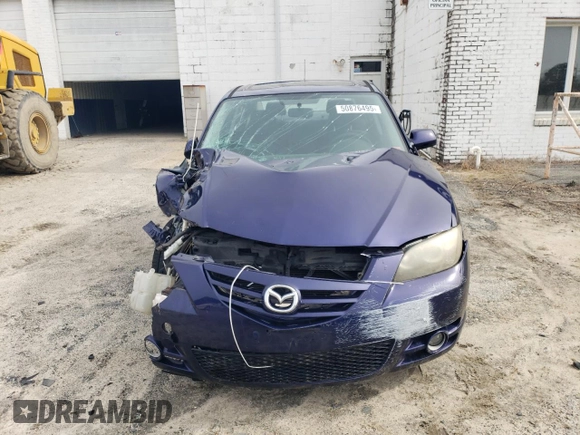 2005 Mazda 3 s with VIN JM1BK323051287045, listed as a Copart auction lot 50876495 with 155,405 mi miles and Salvage Title. Bid and sale history available at carsss.com. Image 5.