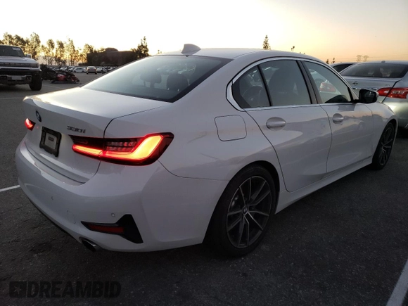 2019 BMW 3 Series 330i with VIN WBA5R1C53KFH24354, listed as a Copart auction lot 67731272 with 26,107 mi miles. Bid and sale history available at carsss.com. Image 3.