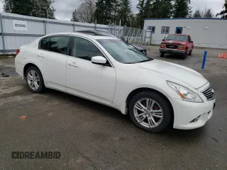 2012 Infiniti G25 x with VIN JN1DV6ARXCM862614, listed as a Copart auction lot 45702135 with 175,030 mi miles and Clean Title. Bid and sale history available at DreamBid. Image 4.