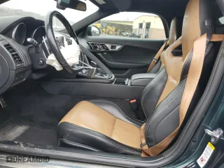 2016 Jaguar F-TYPE R with VIN SAJWJ6HL9GMK33775, listed as a Copart auction lot 49220885 with 46,217 mi miles and Salvage Title. Bid and sale history available at carsss.com. Image 7.