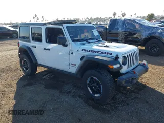 2019 Jeep Wrangler Unlimited Rubicon с VIN 1C4HJXFN7KW505383, выставлен на аукционе IAAI как лот 41220907 с пробегом 53 578 миль миль и . История ставок и продаж доступна на DreamBid. Изображение 1.