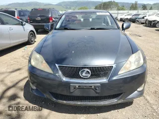 2007 Lexus IS 350 with VIN JTHBE262X72012801, listed as a Copart auction lot 52799505 with 147,640 mi miles and Salvage Title. Bid and sale history available at DreamBid. Image 5.