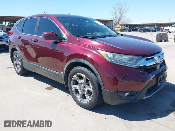 2019 Honda CR-V EX-L with VIN 5J6RW1H85KL002165, listed as a IAAI auction lot 41842267 with 127,466 mi miles. Bid and sale history available at carsss.com. Image 1.