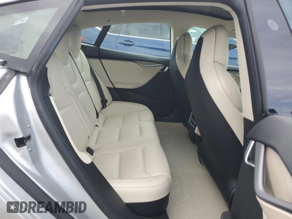 2018 Tesla Model S 75D with VIN 5YJSA1E2XJF254775, listed as a Copart auction lot 59014735 with 81,105 mi miles and Salvage title. Bid and sale history available at DreamBid. Image 10.