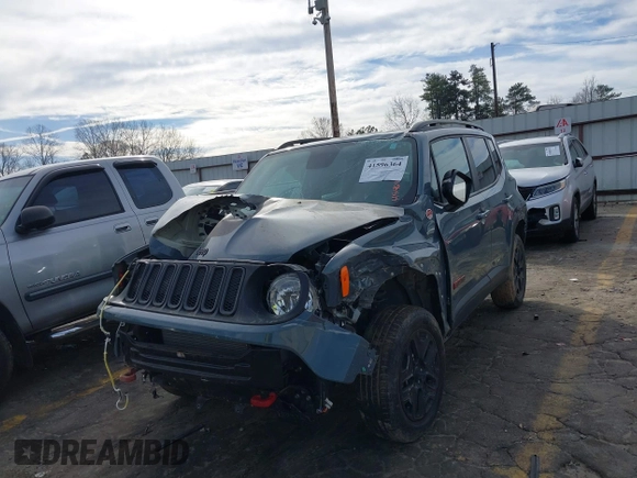 2018 Jeep Renegade Trailhawk с VIN ZACCJBCB8JPH54696, выставлен на аукционе IAAI как лот 41596364 с пробегом 19 016 миль миль и . История ставок и продаж доступна на DreamBid. Изображение 17.