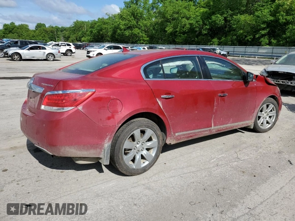 2012 Buick LaCrosse Premium 2 with VIN 1G4GF5E37CF341812, listed as a Copart auction lot 57515515 with 92,836 mi miles and Salvage title. Bid and sale history available at DreamBid. Image 3.