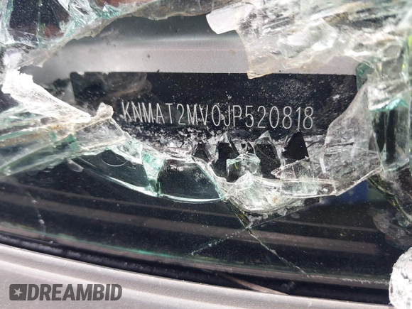 2018 Nissan Rogue SV z VIN KNMAT2MV0JP520818, wystawiony jako IAAI lot #42029891 z przebiegiem Nie podano mil oraz . Historia ofert i sprzedaży dostępna na DreamBid. Obrazek 9.