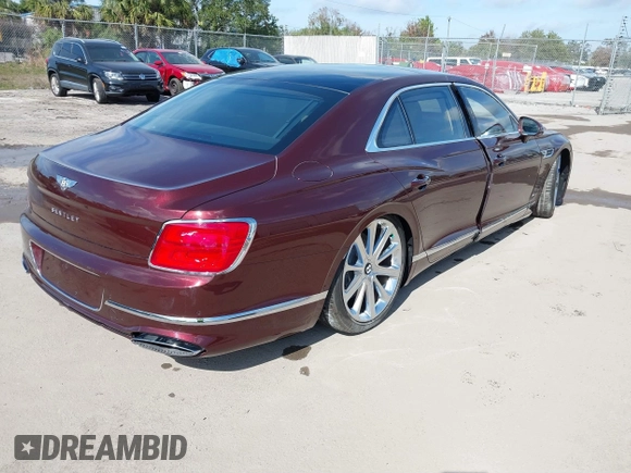 2021 Bentley Flying Spur W12 with VIN SCBBB6ZG9MC084879, listed as a IAAI auction lot 41264979 with Not Provided miles and . Bid and sale history available at DreamBid. Image 4.