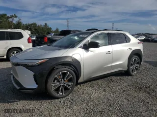 2024 Toyota bZ4X XLE with VIN JTMAAAAA8RA042907, listed as a Copart auction lot 76279744 with 3,778 mi miles and Salvage Title. Bid and sale history available at carsss.com. Image 1.