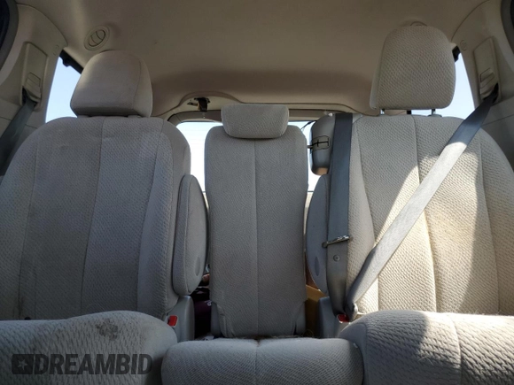 2012 Toyota Sienna LE AAS с VIN 5TDKK3DC0CS183801, выставлен на аукционе Copart как лот 58258035 с пробегом 291 299 миль миль и Чистый • Clean title. История ставок и продаж доступна на DreamBid. Изображение 10.