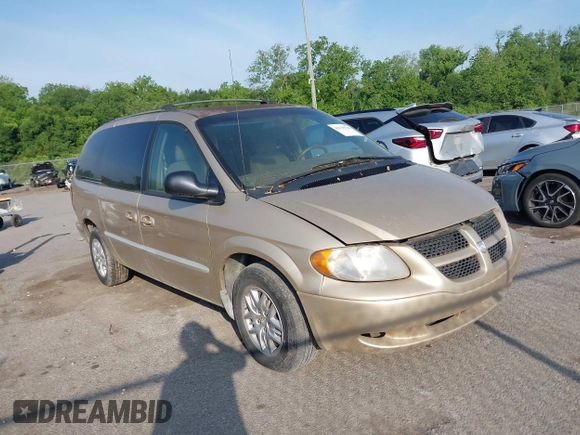 2001 Dodge Caravan Sport with VIN 2B8GP44381R223296, listed as a IAAI auction lot 42139126 with 129,260 mi miles and . Bid and sale history available at carsss.com. Image 1.