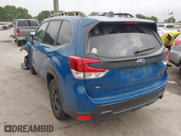 2024 Subaru Forester Wilderness with VIN JF2SKAJC4RH516833, listed as a IAAI auction lot 42115006 with 23,676 mi miles and . Bid and sale history available at DreamBid. Image 3.