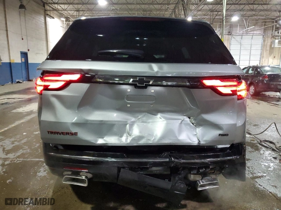 2023 Chevrolet Traverse Premier with VIN 1GNEVKKWXPJ324251, listed as a Copart auction lot 45505195 with 8,221 mi miles and Non Repairable. Bid and sale history available at carsss.com. Image 6.