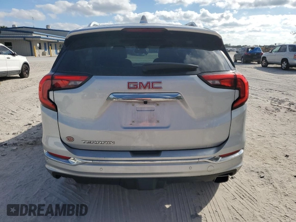 2018 GMC Terrain Denali with VIN 3GKALSEX8JL303369, listed as a Copart auction lot 43165695 with 75,307 mi miles and Salvage Title. Bid and sale history available at DreamBid. Image 6.