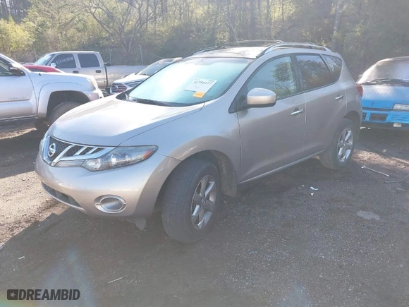 2010 Nissan Murano S with VIN JN8AZ1MU8AW013594, listed as a IAAI auction lot 41759377 with 109,272 mi miles. Bid and sale history available at carsss.com. Image 2.