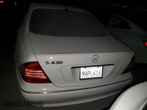 2003 Mercedes-Benz S-Class 4.3L with VIN WDBNG70J33A358287, listed as a Copart auction lot 67197374 with 0 mi miles and Non Repairable. Bid and sale history available at carsss.com. Image 6.