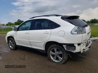 2006 Lexus RX 400h with VIN JTJHW31UX60023361, listed as a Copart auction lot 60489355 with 112,087 mi miles and Salvage title. Bid and sale history available at DreamBid. Image 2.