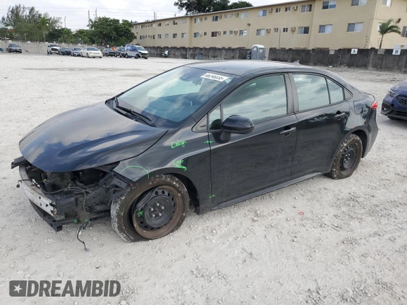 2021 Toyota Corolla LE with VIN 5YFEPMAE4MP177469, listed as a Copart auction lot 46248335 with 48,846 mi miles and Salvage Title. Bid and sale history available at carsss.com. Image 1.