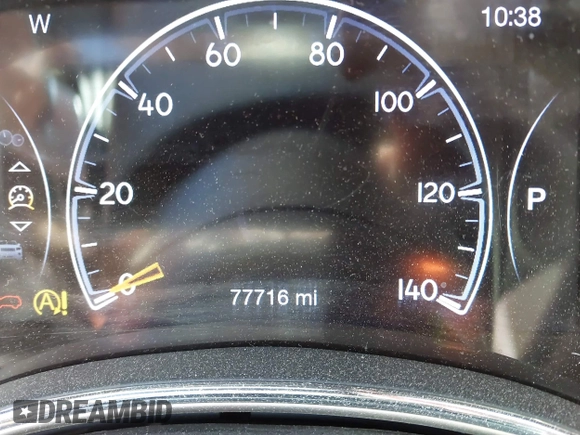2017 Jeep Grand Cherokee Limited with VIN 1C4RJEBG3HC920436, listed as a IAAI auction lot 41724002 with 77,716 mi miles. Bid and sale history available at carsss.com. Image 15.