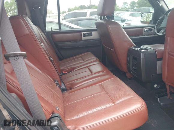 2014 Ford Expedition King Ranch with VIN 1FMJU1J52EEF62528, listed as a IAAI auction lot 42776269 with 209,213 mi miles and . Bid and sale history available at DreamBid. Image 8.