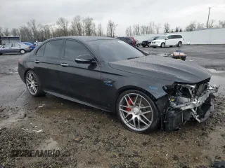 2019 Mercedes-Benz E 63 S AMG with VIN WDDZF8KB0KA557478, listed as a Copart auction lot 43457895 with 23,736 mi miles and Salvage Title. Bid and sale history available at DreamBid. Image 4.
