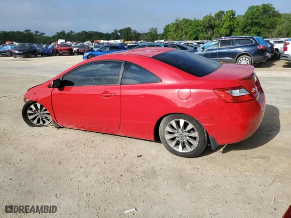 2010 Honda Civic Cpe EX with VIN 2HGFG1B8XAH511521, listed as a Copart auction lot 50965755 with 154,162 mi miles and Salvage Title. Bid and sale history available at carsss.com. Image 2.
