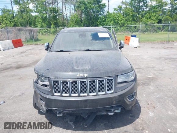 2015 Jeep Grand Cherokee Overland with VIN 1C4RJFCT9FC859740, listed as a IAAI auction lot 42187933 with 231,481 mi miles. Bid and sale history available at carsss.com. Image 12.