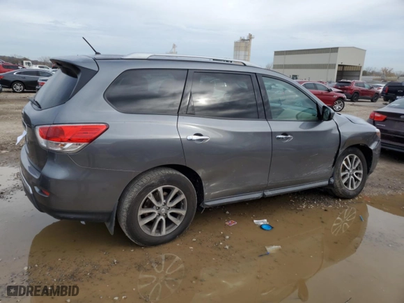 2016 Nissan Pathfinder S with VIN 5N1AR2MN4GC626540, listed as a Copart auction lot 79306724 with 127514 miles and Salvage Title. Bid and sale history available at carsss.com. Image 3.