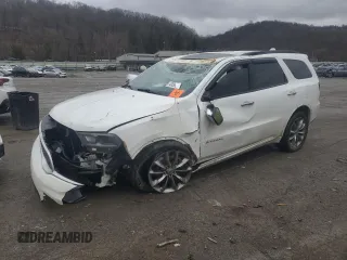 2021 Dodge Durango Citadel with VIN 1C4RDJEGXMC663118, listed as a Copart auction lot 43566615 with 83,284 mi miles and Salvage title. Bid and sale history available at DreamBid. Image 1.