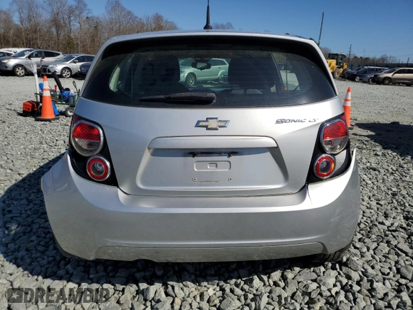 2013 Chevrolet Sonic LT with VIN 1G1JC6SH2D4210219, listed as a Copart auction lot 45314495 with 127,217 mi miles and Salvage Title. Bid and sale history available at carsss.com. Image 6.