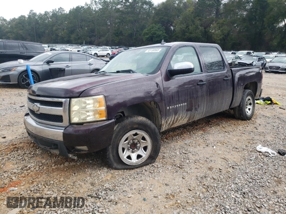 2008 Chevrolet Silverado 1500 1LT with VIN 2GCEC130081124610, listed as a Copart auction lot 45158565 with 327,843 mi miles and Salvage Title. Bid and sale history available at DreamBid. Image 1.