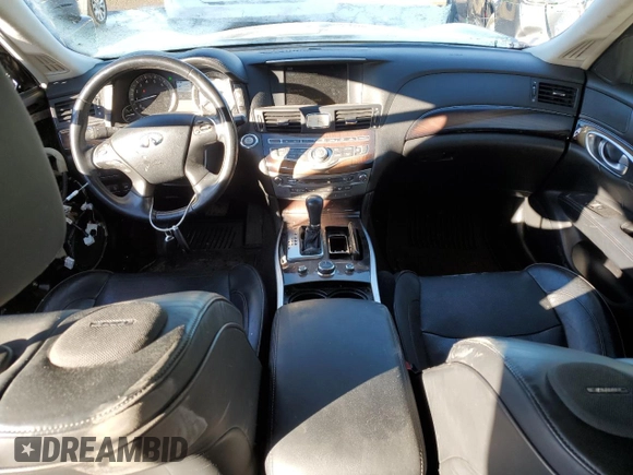 2012 Infiniti M37 with VIN JN1BY1AR6CM392633, listed as a Copart auction lot 80099504 with 190,542 mi miles and Salvage Title. Bid and sale history available at carsss.com. Image 8.
