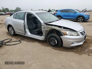 2011 Honda Accord EX-L with VIN 1HGCP3F86BA009033, listed as a Copart auction lot 59231125 with 147,874 mi miles and Salvage title. Bid and sale history available at DreamBid. Image 4.