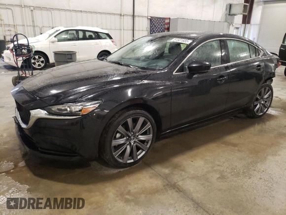 2021 Mazda 6 Grand Touring with VIN JM1GL1TY2M1615811, listed as a Copart auction lot 51501685 with 38,840 mi miles and Salvage Title. Bid and sale history available at carsss.com. Image 1.